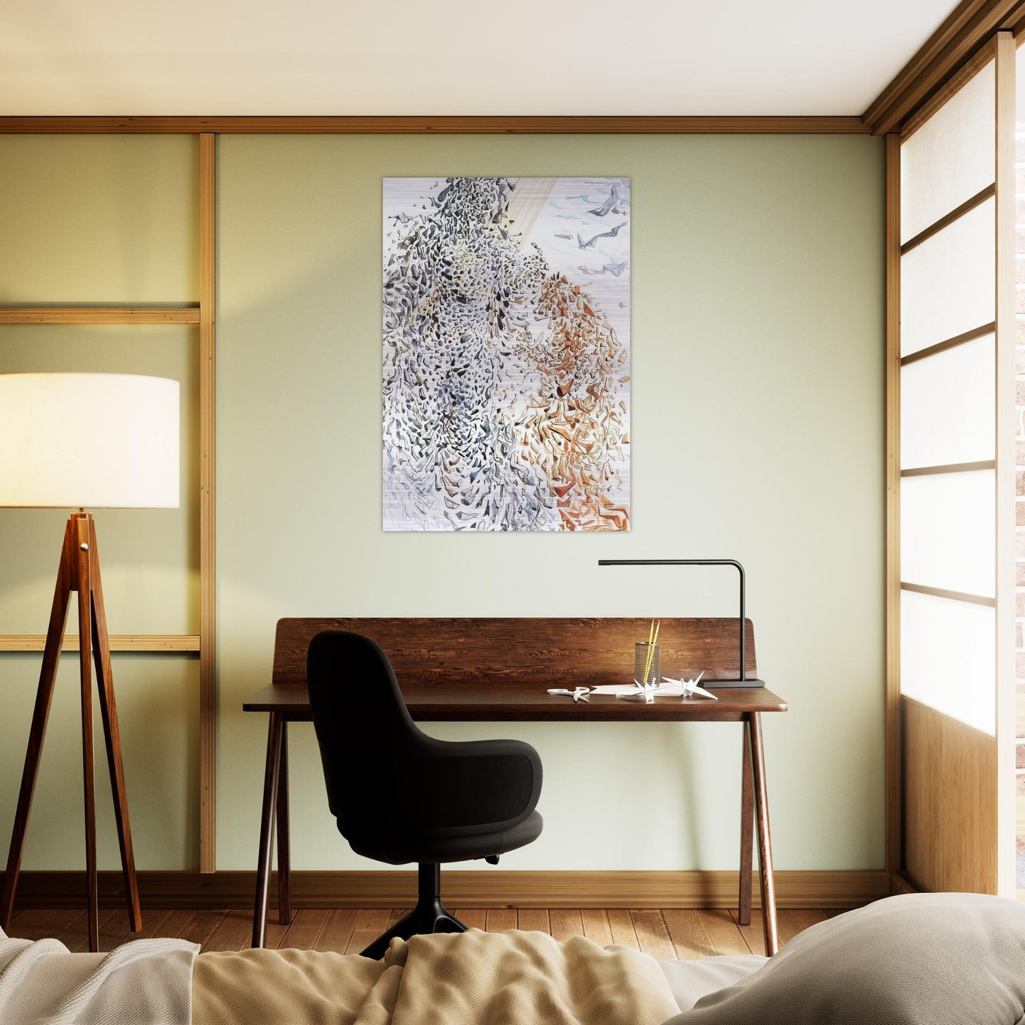 OPPOSITION - Salvador Dali Brushed Aluminum Print - 70x100 cm / 28x40 inches | Salvador Dali Aluminum Print | Salvador Dali Prints