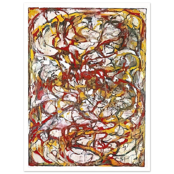 Brice Marden - Dragons - 2004  75x100 cm / 30x40inches Fine Art Poster
