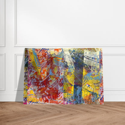 Pretty Boxes - Sam Gilliam Brushed Aluminum Print - 70x100 cm / 28x40 inches | Sam Gilliam Aluminum Print | Sam Gilliam Prints