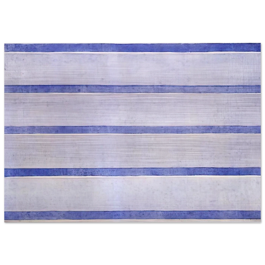 Untitled - Agnes Martin Brushed Aluminum Print - 70x100 cm / 28x40 inches | Agnes Martin Aluminum Print | Agnes Martin Prints