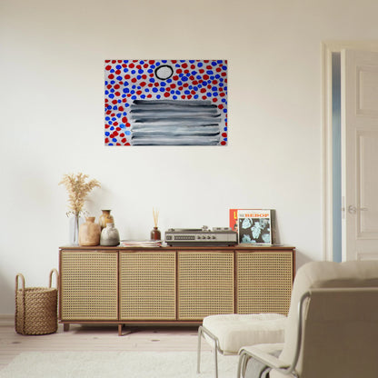 Spots - 1967 - Forrest Bess Brushed Aluminum Print - 70x100 cm / 28x40 inches | Forrest Bess Aluminum Print | Forrest Bess Prints