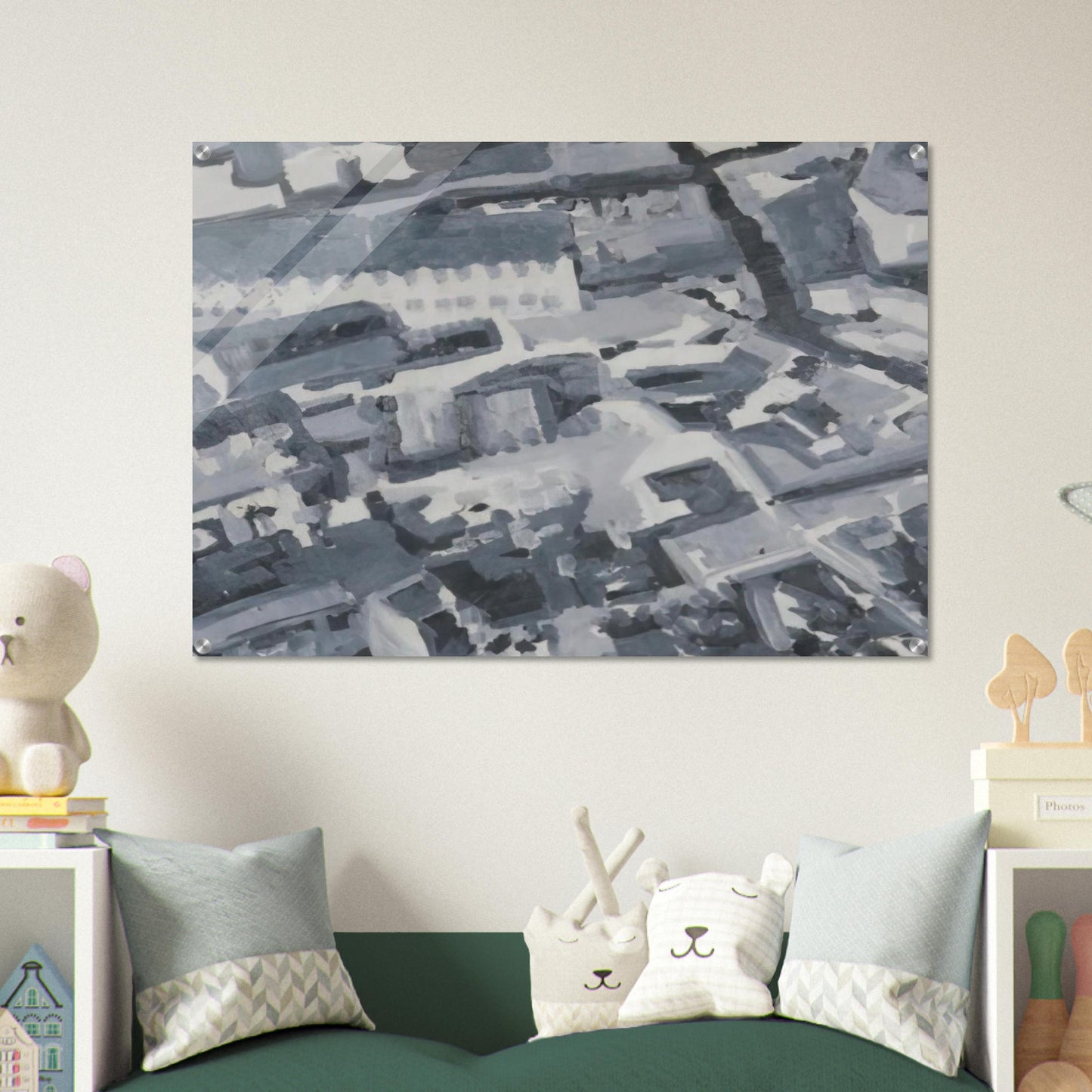 TOWNSCAPE M3 1968 - Gerhard Richter Acrylic Print - 70x100 cm / 28x40″ inches