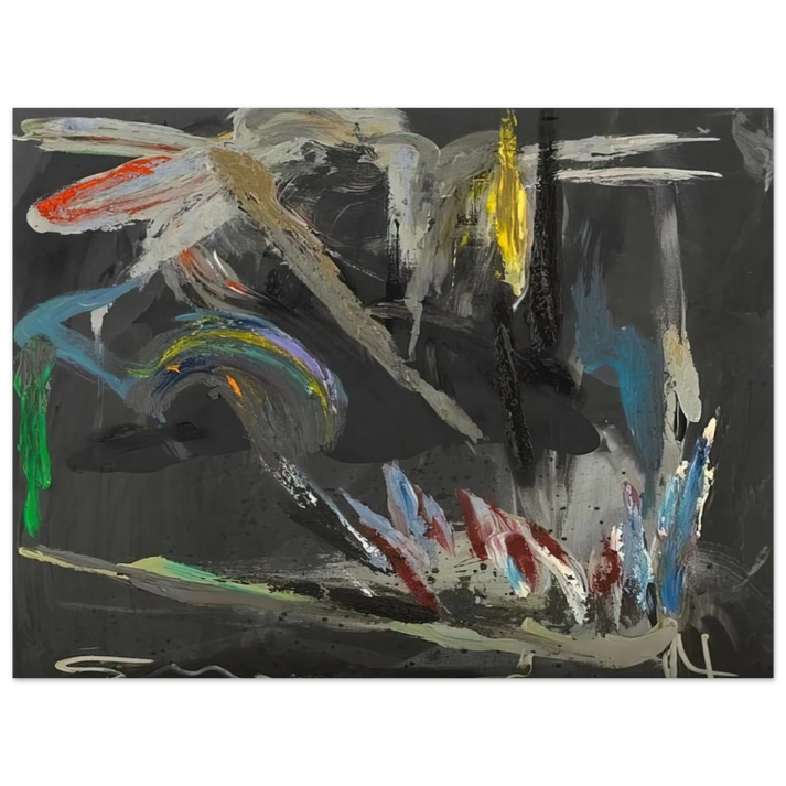 Stephen Mueller - Take That Back Black #282 - 1984  75x100 cm / 30x40inches Fine Art Poster