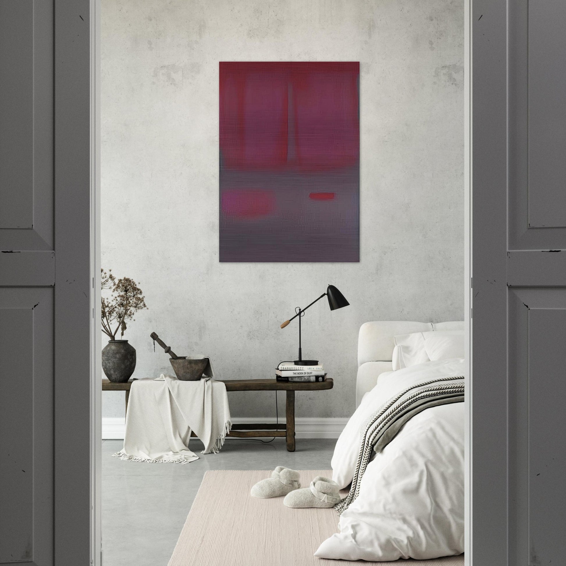 SILVER LIGHT 1975 - Esteban Vicente Brushed Aluminum Print - 70x100 cm / 28x40 inches | Esteban Vicente Aluminum Print | Esteban Vicente Prints