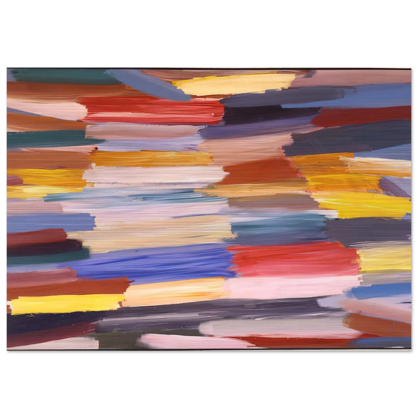 Something Else - 1967 - Ronnie Landfield Brushed Aluminum Print - 70x100 cm / 28x40 inches | Ronnie Landfield Aluminum Print | Ronnie Landfield Prints