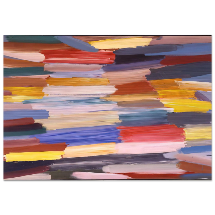 Something Else - 1967 - Ronnie Landfield Brushed Aluminum Print - 70x100 cm / 28x40 inches | Ronnie Landfield Aluminum Print | Ronnie Landfield Prints