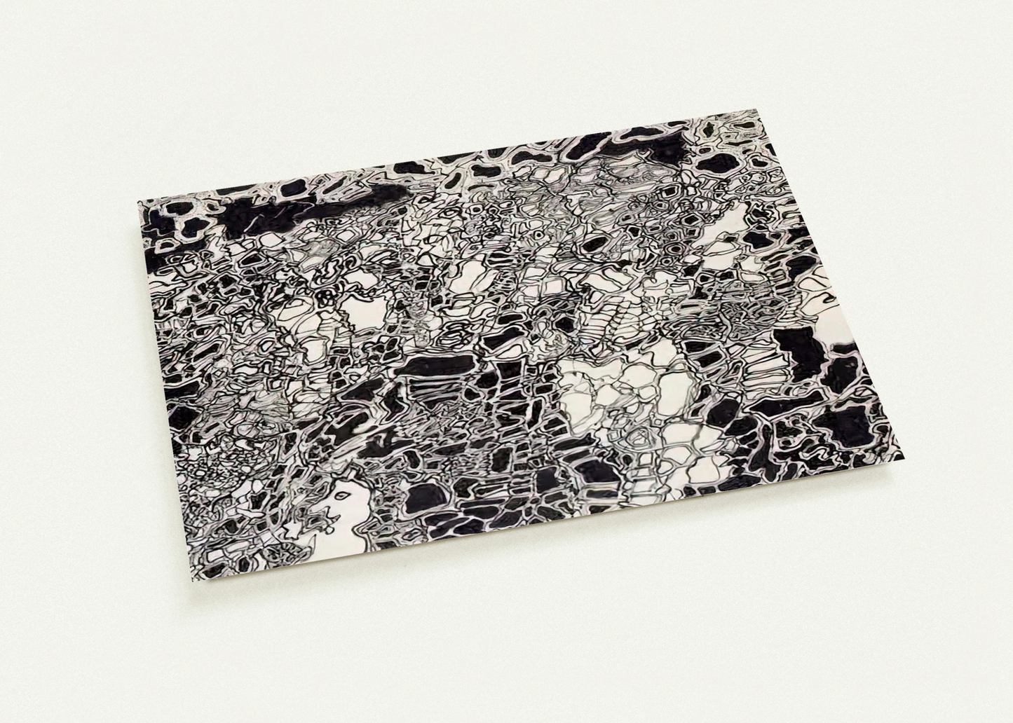 BRIGHT METEOR By Jean Dubuffet Pack of 10 Post Cards | Jean Dubuffet Post Cards | A6 (10.5 x 14.8 cm) - 4.1 x 5.8 inches