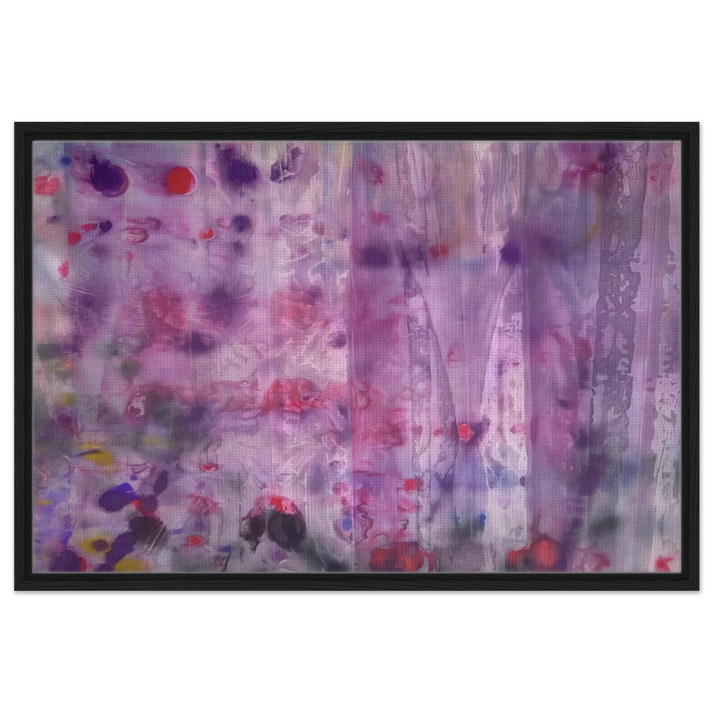 April 4 - Sam Gilliam Framed Canvas Print