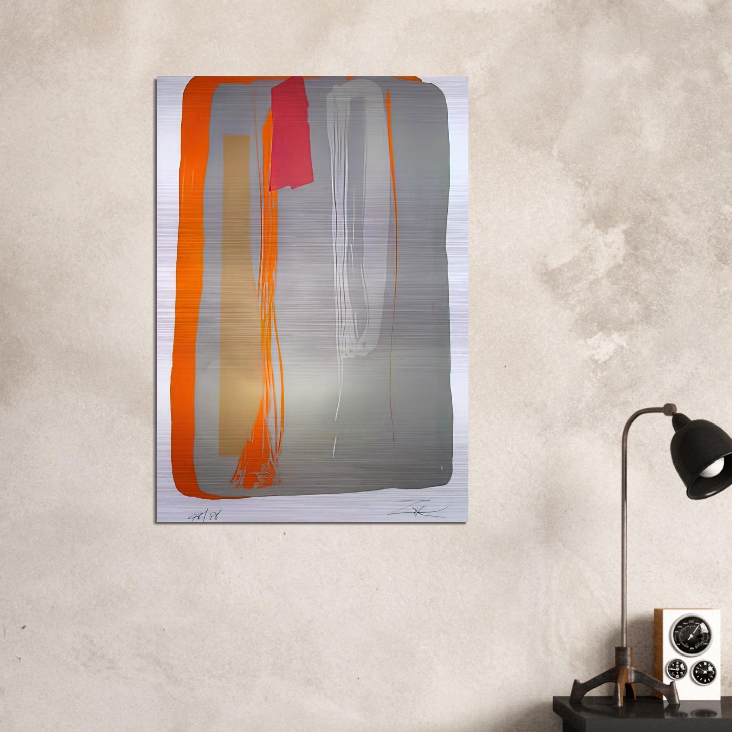 Untitled 6 - 1980 - Larry Zox Brushed Aluminum Print - 70x100 cm / 28x40 inches | Larry Zox Aluminum Print | Larry Zox Prints