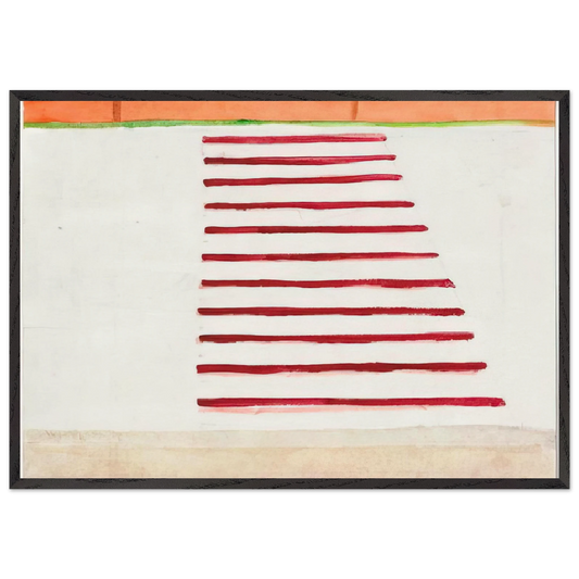 Untitled - 2002 N3 - Raoul De Keyser 70x100 cm / 28x40 inches Framed Art Print – Black Wooden Frame