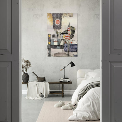 CAPTIVA CODA 2002 - Robert Rauschenberg Brushed Aluminum Print - 70x100 cm / 28x40 inches | Robert Rauschenberg Aluminum Print | Robert Rauschenberg Prints