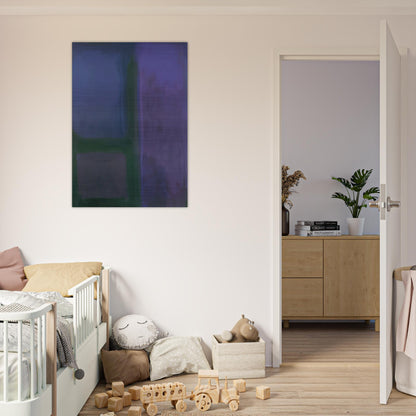 AFTERNOON 1971 - Esteban Vicente Brushed Aluminum Print - 70x100 cm / 28x40 inches | Esteban Vicente Aluminum Print | Esteban Vicente Prints