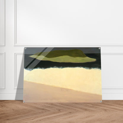 Offshore Island - 1958 - Milton Avery Acrylic Print - 70x100 cm / 28x40″ inches | Milton Avery Wall Art | Milton Avery Prints