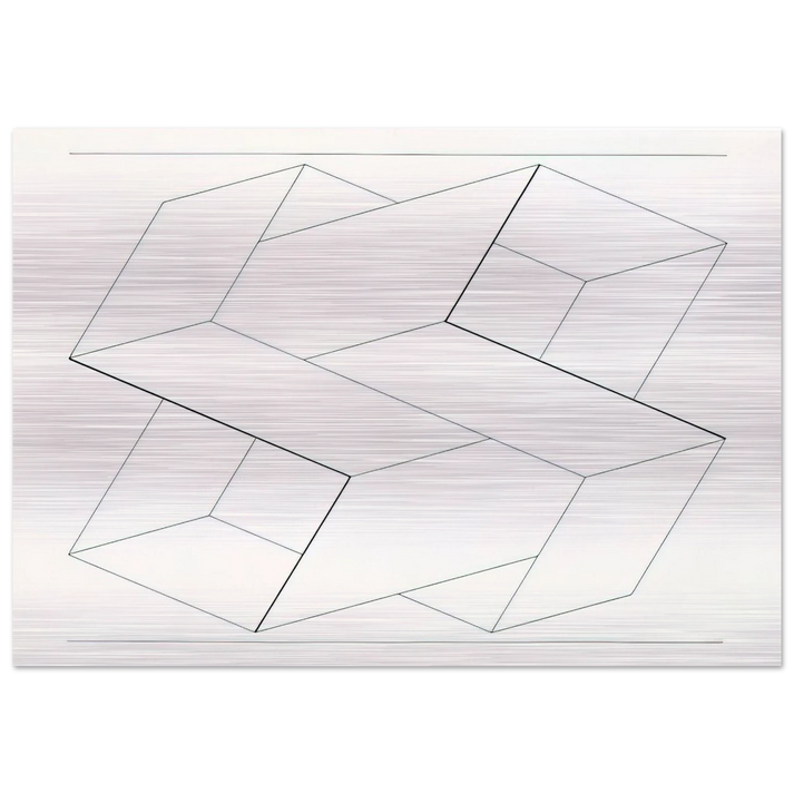 STRUCTURAL CONSTELLATION 1962 - Josef Albers Brushed Aluminum Print - 70x100 cm / 28x40 inches | Josef Albers Aluminum Print | Josef Albers Prints
