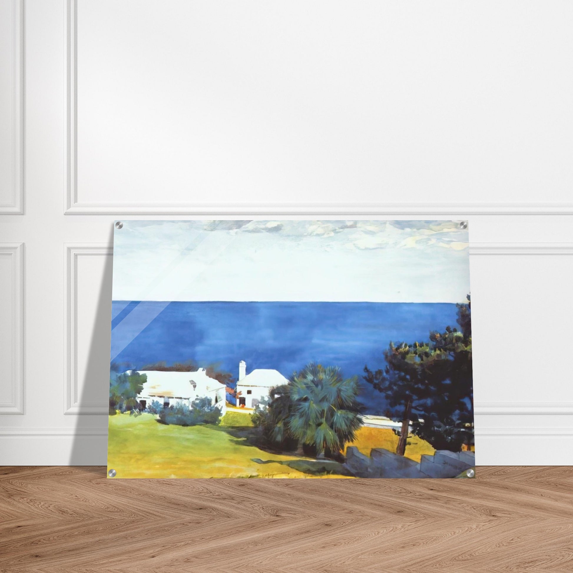 SHORE AT BERMUDA - Winslow Homer Acrylic Print - 70x100 cm / 28x40″ inches