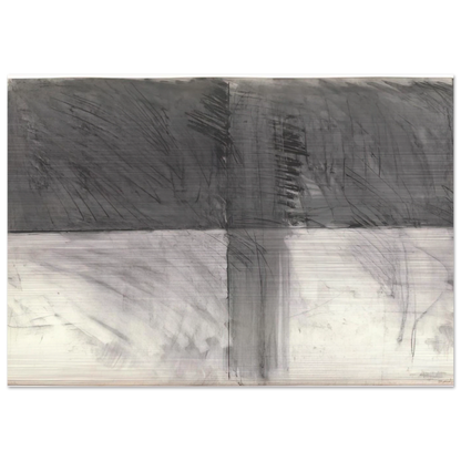 Untitled - 1962 - Brice Marden Brushed Aluminum Print - 70x100 cm / 28x40 inches | Brice Marden Aluminum Print | Brice Marden Prints