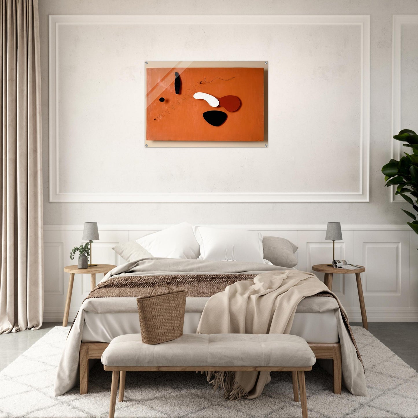 THE ORANGE PANEL 1936 - Alexander Calder Acrylic Print - 70x100 cm / 28x40″ inches | Alexander Calder Wall Art | Alexander Calder Prints