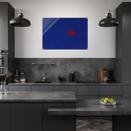 Red and Blue from the series Line Form Color - Ellsworth Kelly Acrylic Print - 70x100 cm / 28x40″ inches