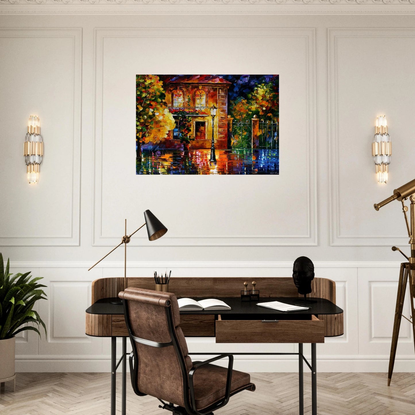 Leonid Afremov - Leonid Afremov Brushed Aluminum Print - 70x100 cm / 28x40 inches | Leonid Afremov Aluminum Print | Leonid Afremov Prints