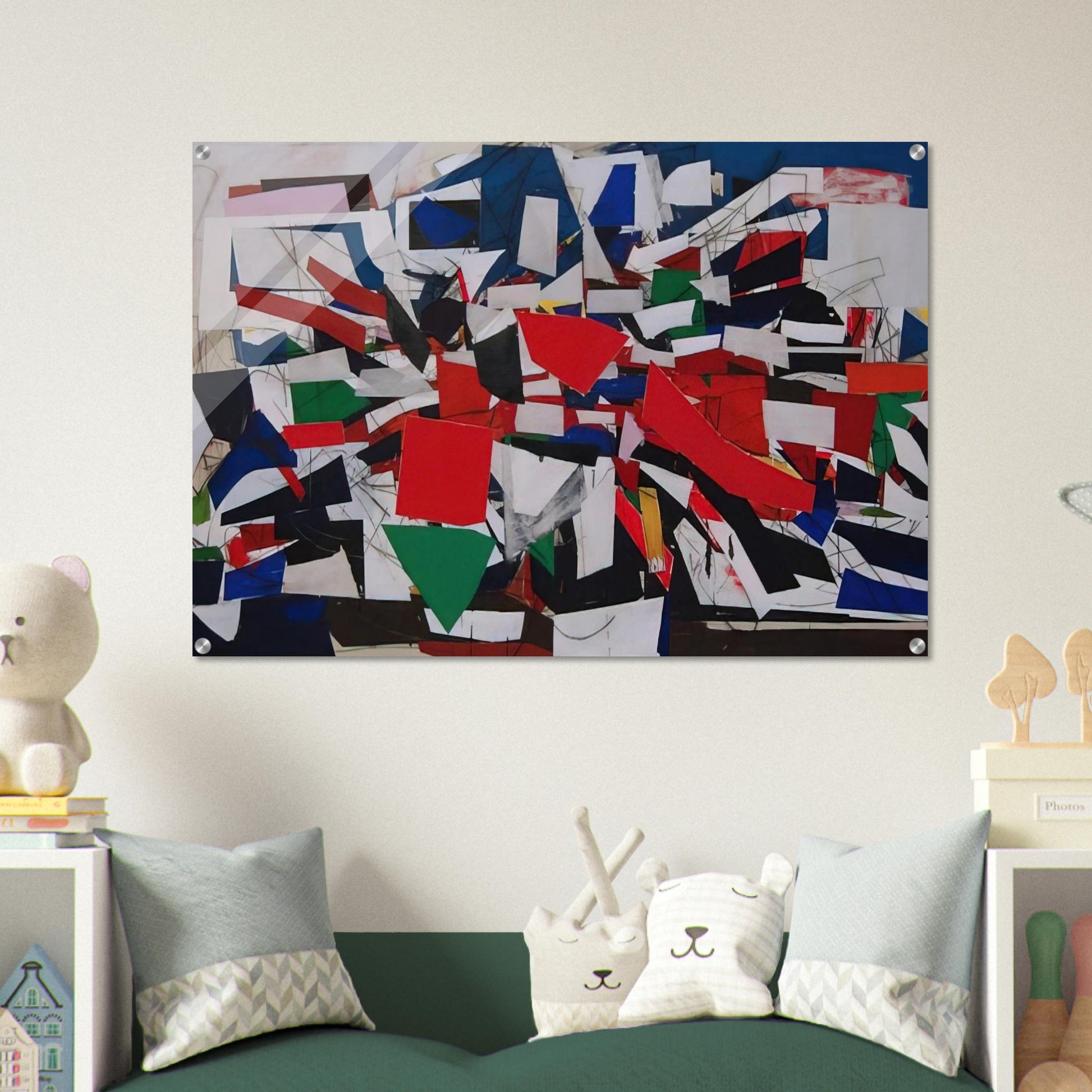 Struggle - 1967 - Robert Goodnough Acrylic Print - 70x100 cm / 28x40″ inches