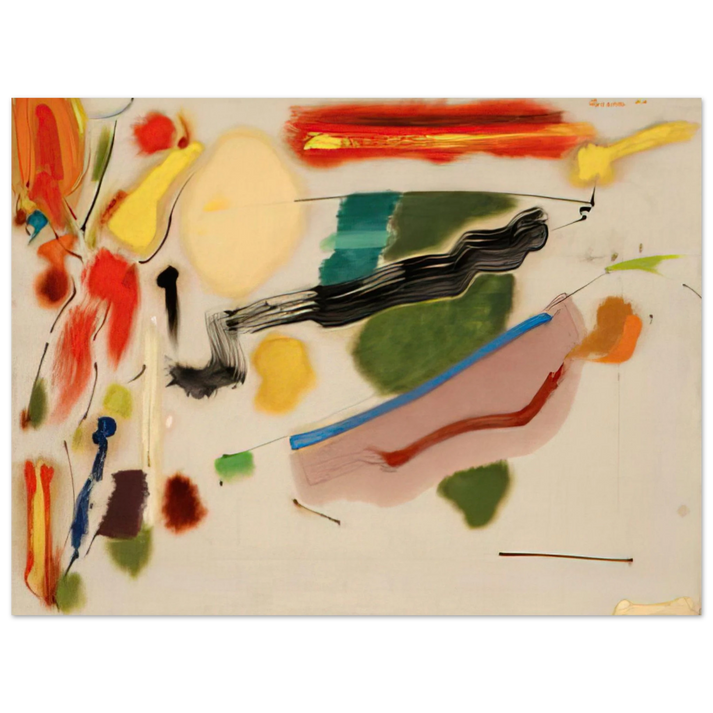 John Ferren - New York Summer Landscape - 1953  75x100 cm / 30x40inches Fine Art Poster