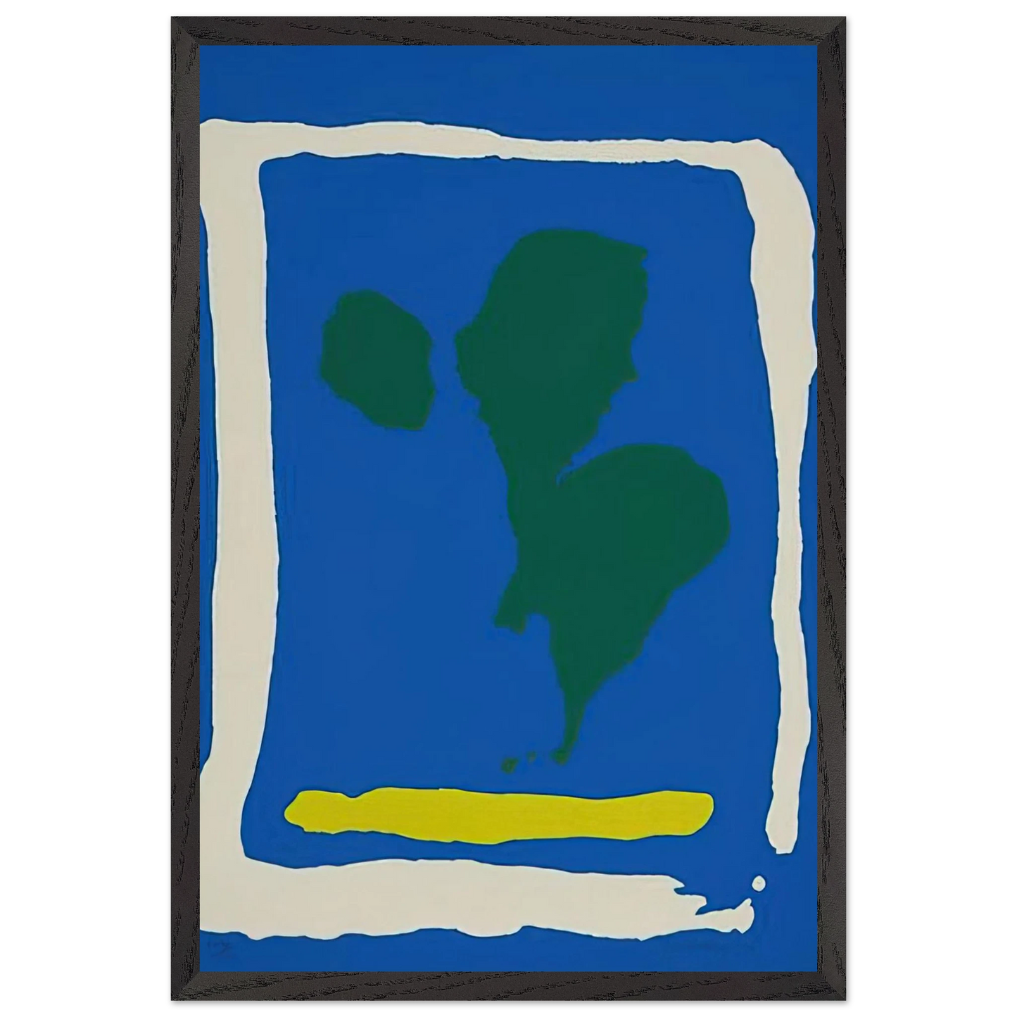 Helen Frankenthaler - Air Frame - 1965 Wall art - A2 (42 x 59.4  cm) - Fine Art Poster-canvas - -