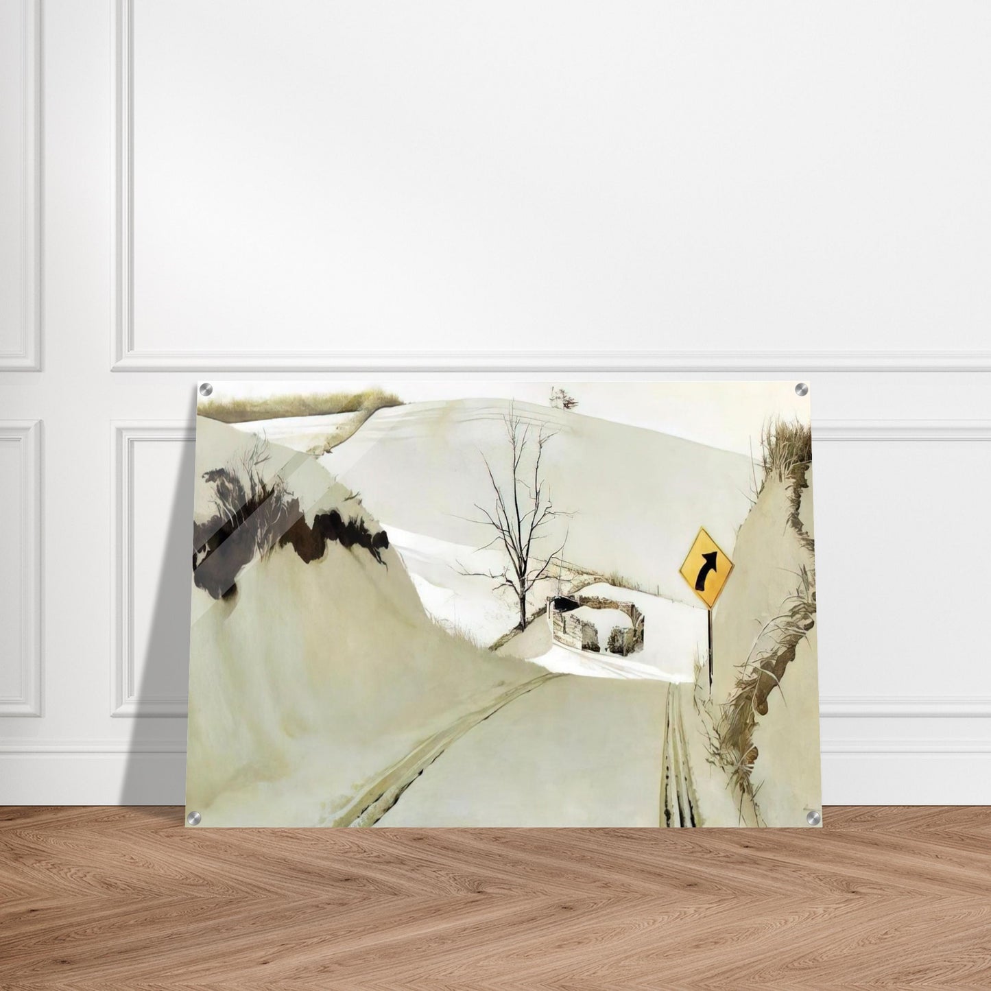 RING ROAD - Andrew Wyeth Acrylic Print - 70x100 cm / 28x40″ inches