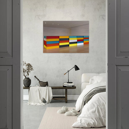 Untitled - 1991 - Donald Judd Brushed Aluminum Print - 70x100 cm / 28x40 inches | Donald Judd Aluminum Print | Donald Judd Prints