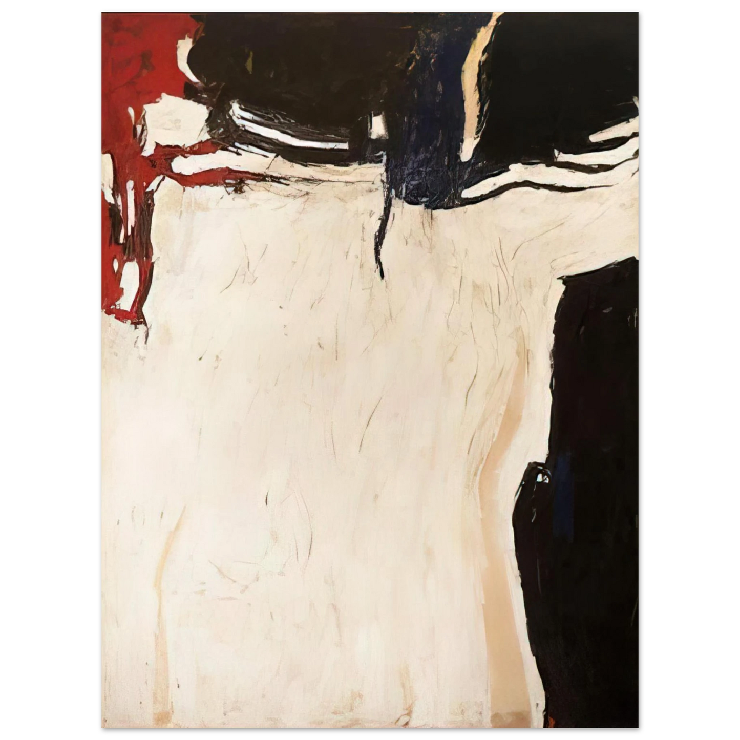 Edward Corbett - White Provincetown - 1959  75x100 cm / 30x40inches Fine Art Poster