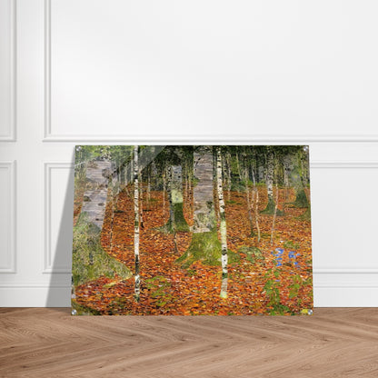 FARMHOUSE WITH BIRCH TREES 1903 - Gustav Klimt Acrylic Print - 70x100 cm / 28x40″ inches