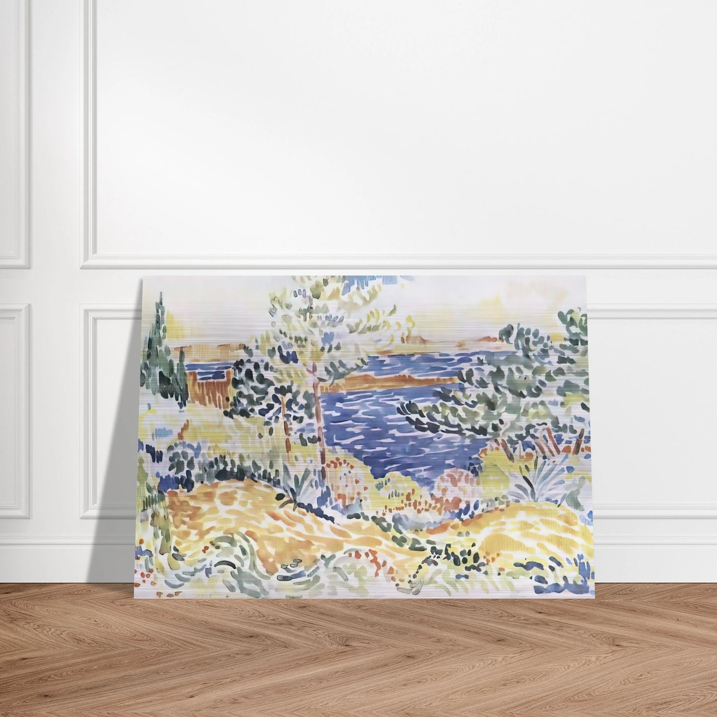 Lavender - Henri-Edmond Cross Brushed Aluminum Print - 70x100 cm / 28x40 inches | Henri-Edmond Cross Aluminum Print | Henri-Edmond Cross Prints