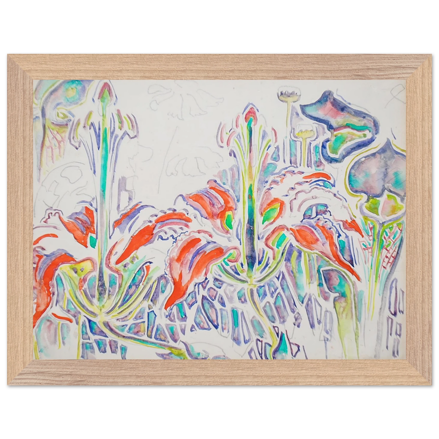 Walter Inglis Anderson - Walter Anderson Wall art - 28x43  cm / XL (11x17 inches) - Fine Art Poster-canvas - -