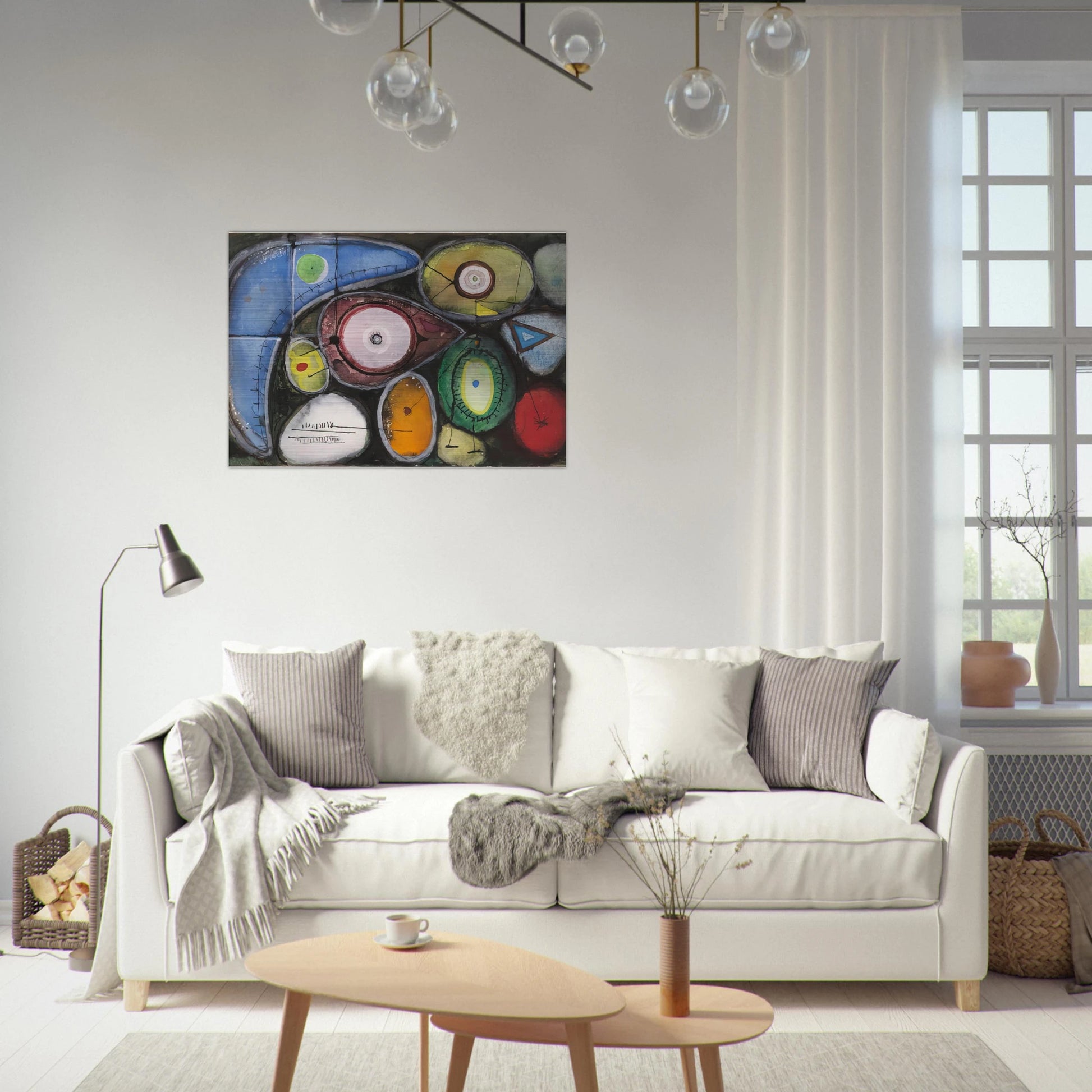 Untitled - Richard Pousette-Dart Brushed Aluminum Print - 70x100 cm / 28x40 inches | Richard Pousette-Dart Aluminum Print | Richard Pousette-Dart Prints