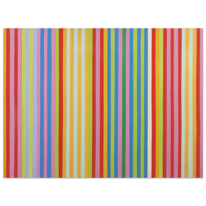 Gene Davis - Red Chatterbox - 1967  75x100 cm / 30x40inches Fine Art Poster
