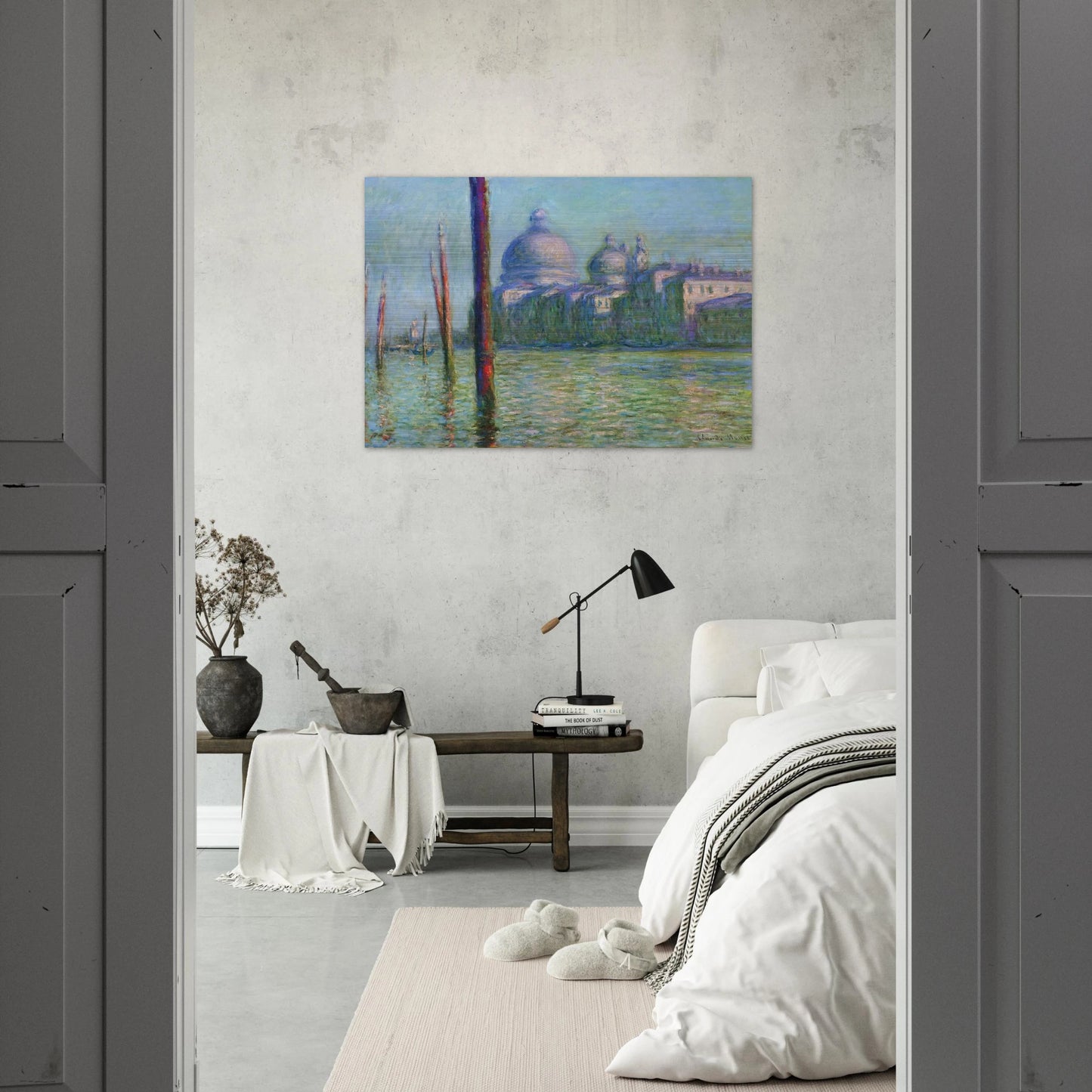 The Grand Canal 03 - claude monet Brushed Aluminum Print - 70x100 cm / 28x40 inches | claude monet Aluminum Print | claude monet Prints
