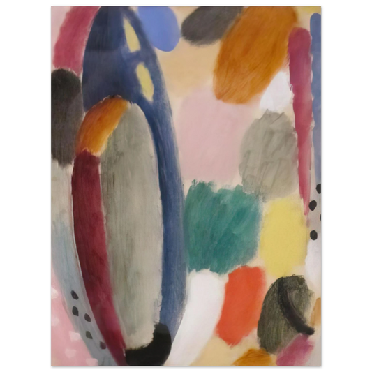 Alexej von Jawlensky - AUTUMN SOUND 1918  75x100 cm / 30x40inches Fine Art Poster