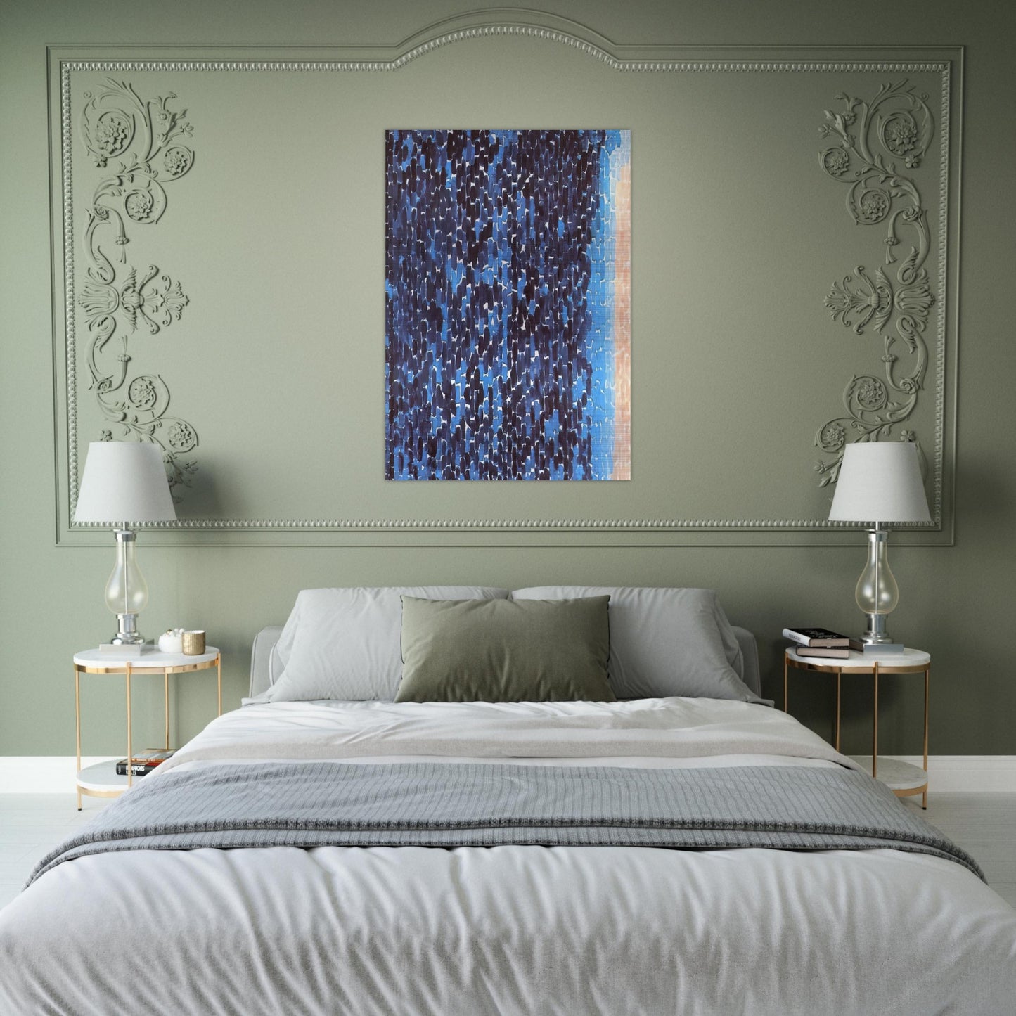 NEW GALAXY 1970 - Alma Woodsey Thomas Brushed Aluminum Print - 70x100 cm / 28x40 inches | Alma Woodsey Thomas Aluminum Print | Alma Woodsey Thomas Prints