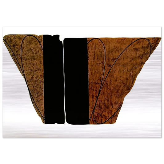 FRAGMENT VIII 2001 - Robert Mangold Brushed Aluminum Print - 70x100 cm / 28x40 inches | Robert Mangold Aluminum Print | Robert Mangold Prints