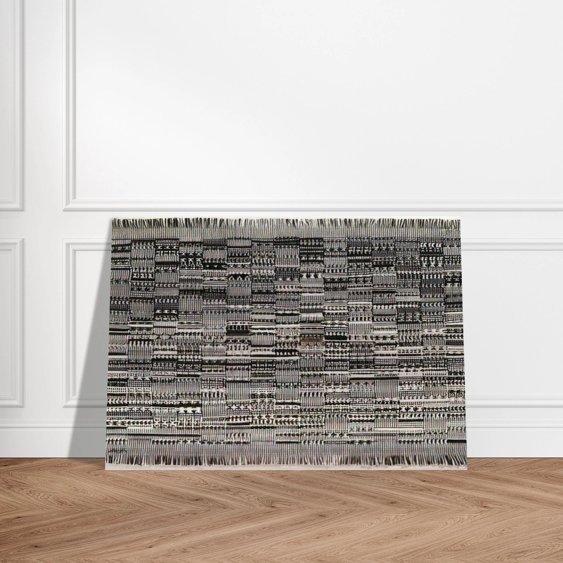 OPEN LETTER 1958 - Anni Albers Brushed Aluminum Print - 70x100 cm / 28x40 inches | Anni Albers Aluminum Print | Anni Albers Prints