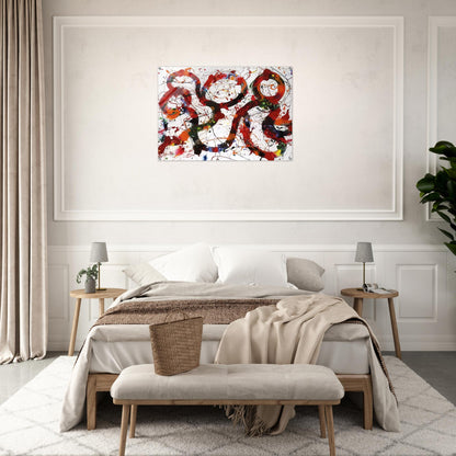 Untitled  SFP88-12  - Sam Francis Acrylic Print - 70x100 cm / 28x40″ inches