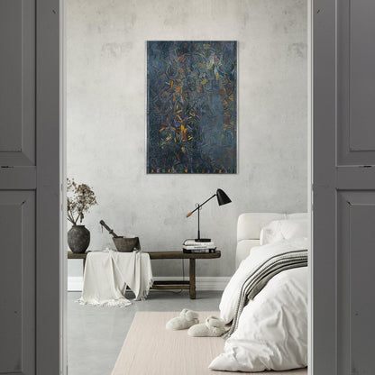 DANCERS ON A PLANE 1981 - Jasper Johns Brushed Aluminum Print - 70x100 cm / 28x40 inches | Jasper Johns Aluminum Print | Jasper Johns Prints