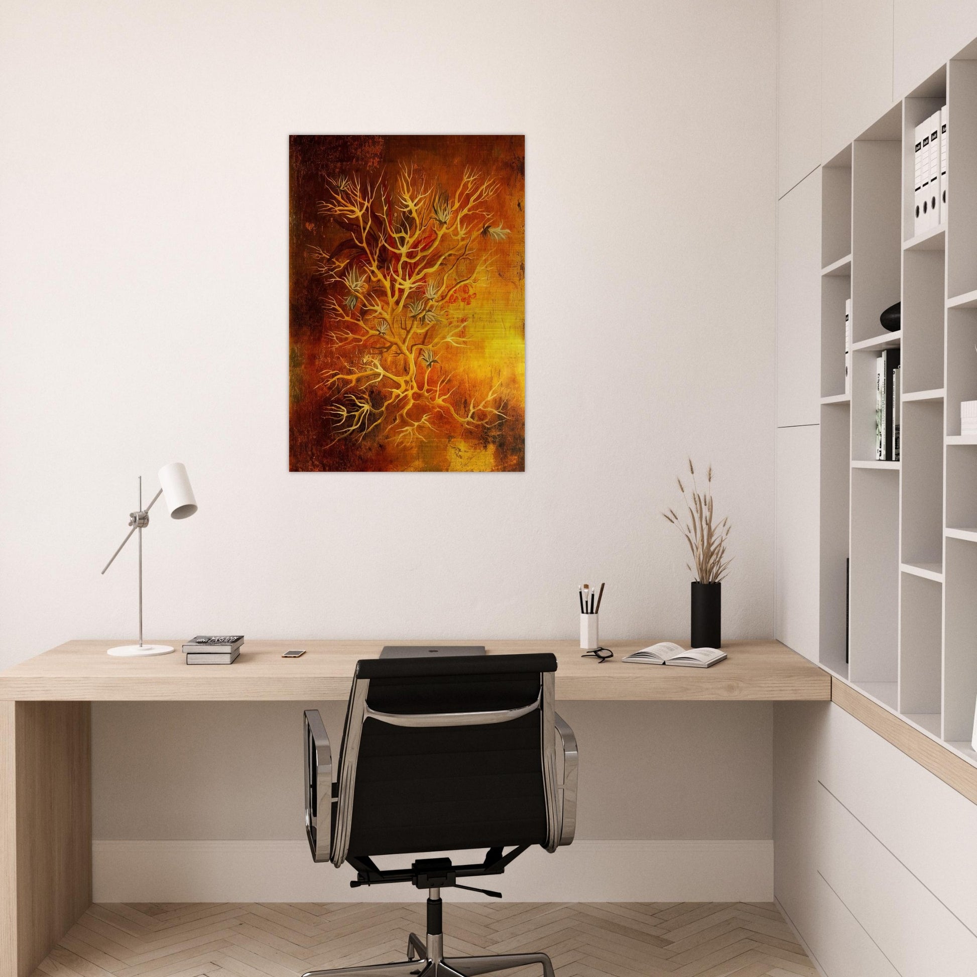 PLANT 1960 - Remedios Varo Brushed Aluminum Print - 70x100 cm / 28x40 inches | Remedios Varo Aluminum Print | Remedios Varo Prints