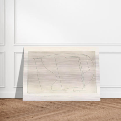 Ronco - 1967 - Ben Nicholson Brushed Aluminum Print - 70x100 cm / 28x40 inches | Ben Nicholson Aluminum Print | Ben Nicholson Prints