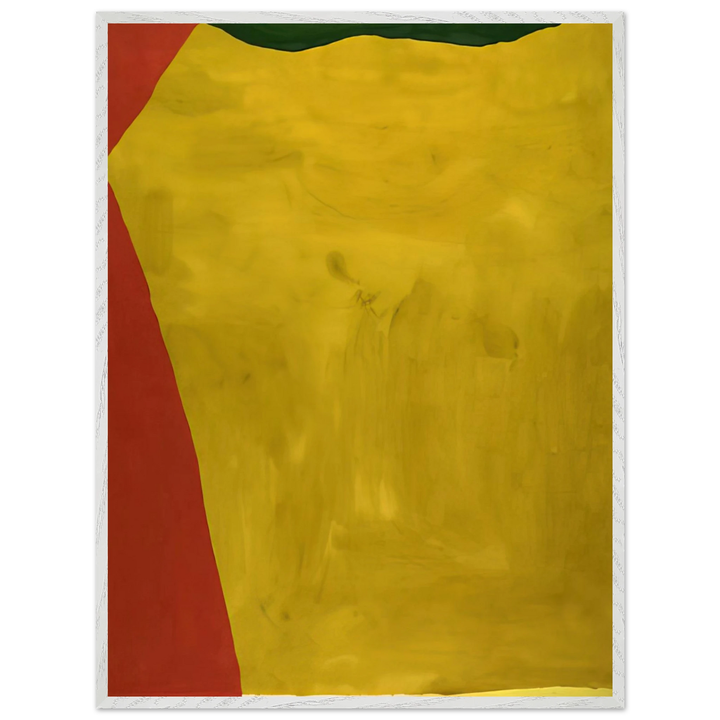 Helen Frankenthaler - Blessing of the Fleet - 1969 Wall art - A1 (59.4 x 84.1  cm) - Premium Wooden Framed Poster With Fine Art Paper-canvas - White frame