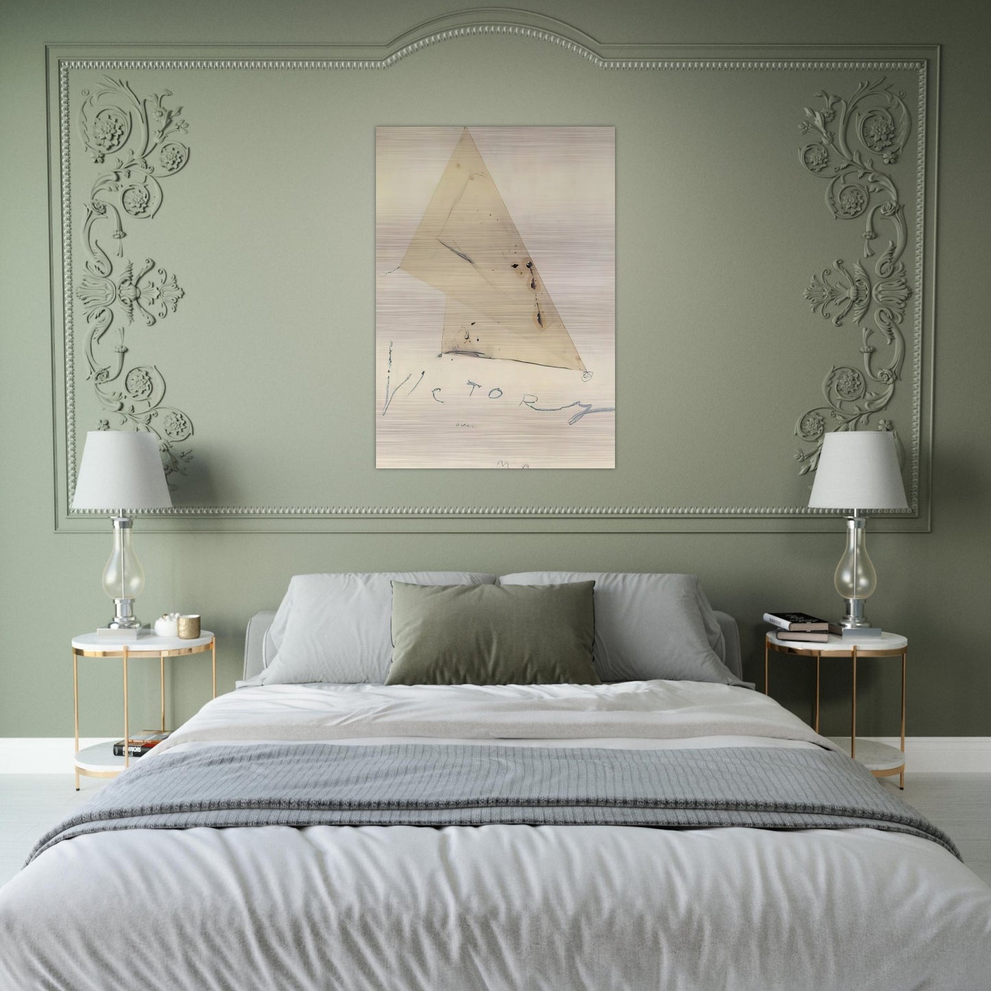 Victory - Cy Twombly Brushed Aluminum Print - 70x100 cm / 28x40 inches | Cy Twombly Aluminum Print | Cy Twombly Prints