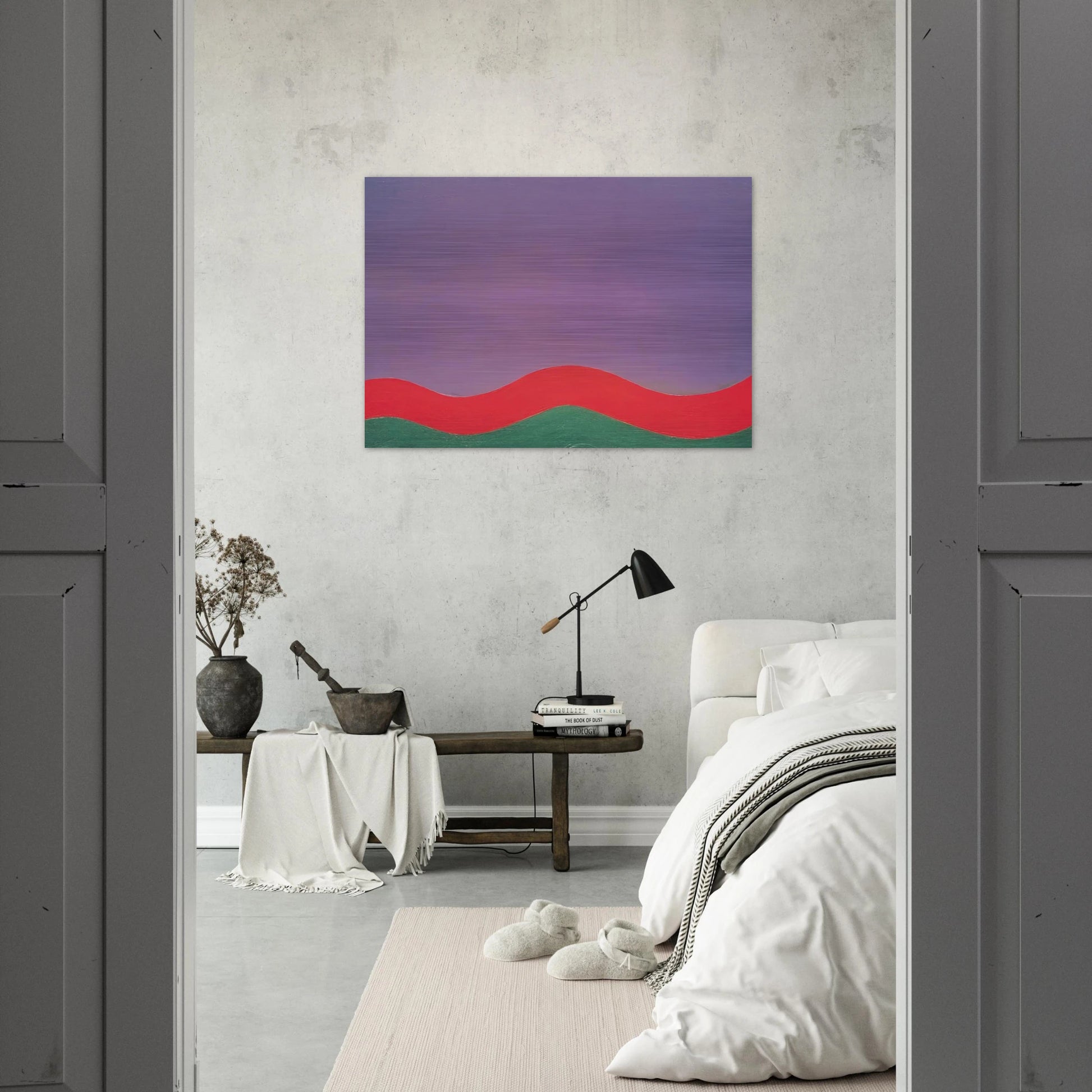 Out - Al Held Brushed Aluminum Print - 70x100 cm / 28x40 inches | Al Held Aluminum Print | Al Held Prints