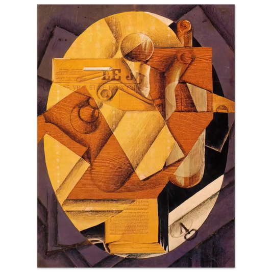 Juan Gris - THE TABLE 1914  75x100 cm / 30x40inches Fine Art Poster