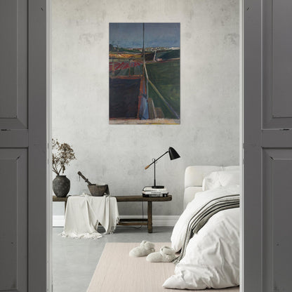 View from the Porch - Richard Diebenkorn Brushed Aluminum Print - 70x100 cm / 28x40 inches | Richard Diebenkorn Aluminum Print | Richard Diebenkorn Prints