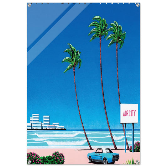 Light Mellow Sealine - Hiroshi Nagai Acrylic Print - 70x100 cm / 28x40″ inches
