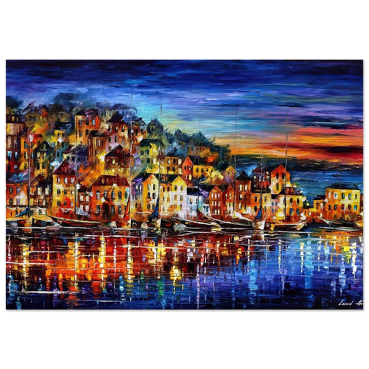 Leonid Afremov - Leonid Afremov Brushed Aluminum Print - 70x100 cm / 28x40 inches | Leonid Afremov Aluminum Print | Leonid Afremov Prints